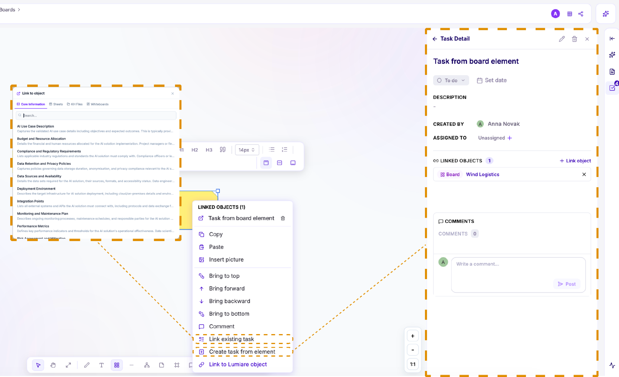 Use the whiteboard — Lumiare screenshot 75